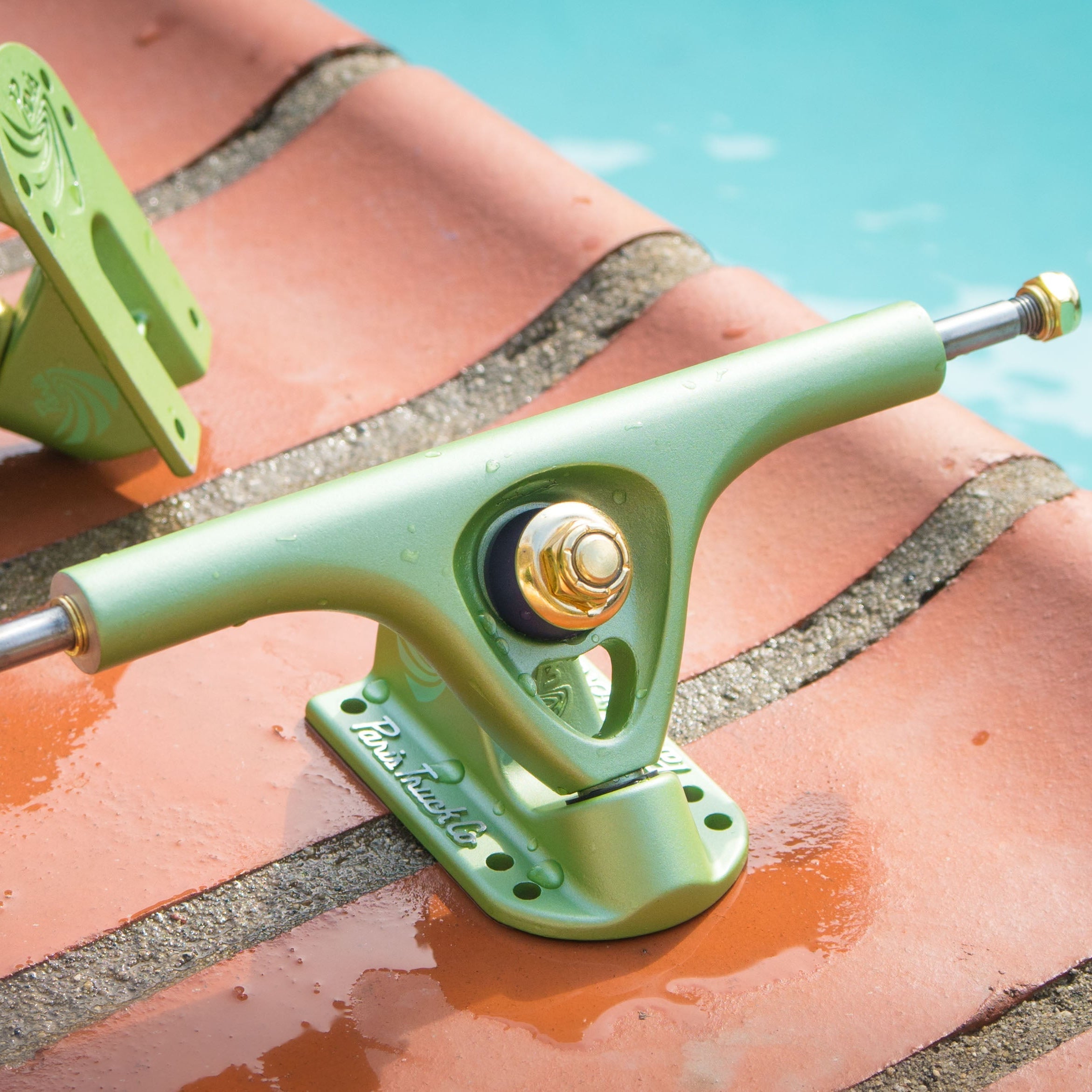 V3 180mm 50º Longboard Trucks Tropic Green