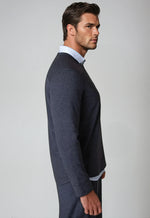 Rugvee Pullover V-Neck Sweatshirt | Charcoal Grey