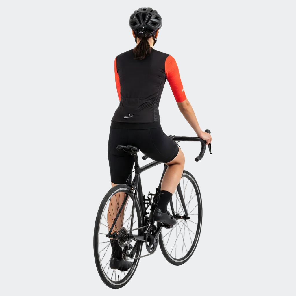 Nalini LASER Women's Cycling Jersey | Black/Coral