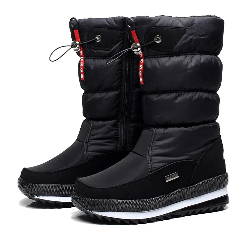 Women's Winter Boots | Waterproof Snow Boot with Thick Plush