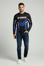 2026 Yamaha Design New Racing Cycling Suit | Men’s Off-Road Motorcycle Long Sleeved Loose Jersey