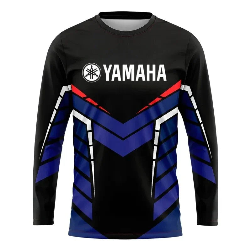 2026 Yamaha Design New Racing Cycling Suit | Men’s Off-Road Motorcycle Long Sleeved Loose Jersey