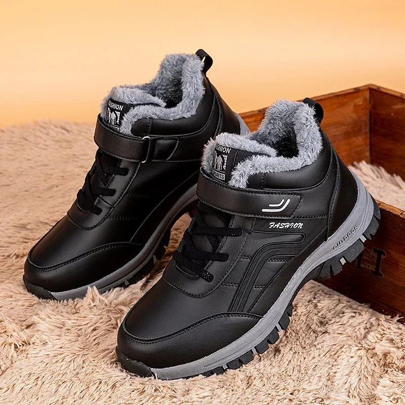 Mens Waterproof Winter Snow Boots | Warm Durable Outdoor Shoes