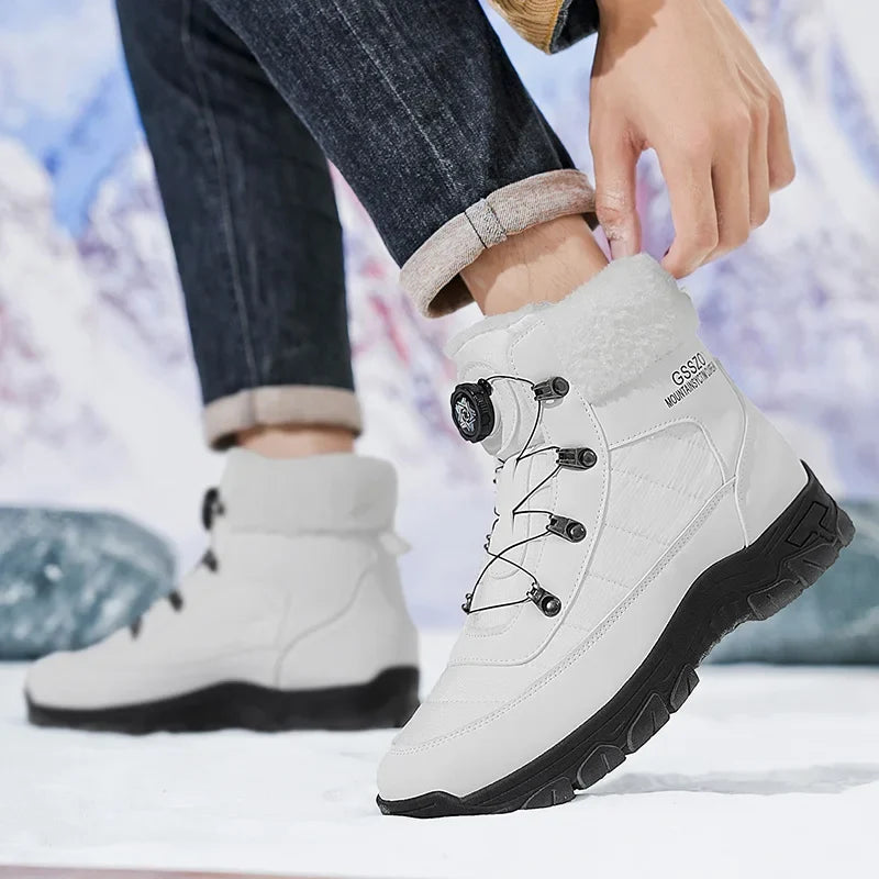 Mens Winter Snow Boots | Warm Durable Outdoor Shoes
