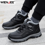 Mens Waterproof Winter Snow Boots | Warm Durable Outdoor Shoes