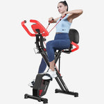 Pooboo Folding Exercise Bike | Magnetic X-Bike
