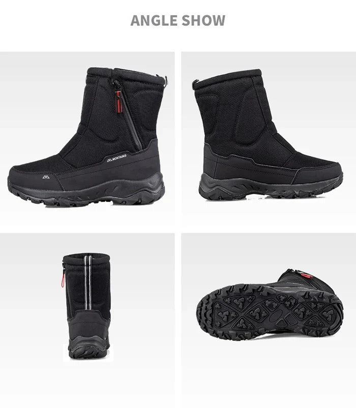 Men's Winter Waterproof Boots | Warm Insulated Snow Boots