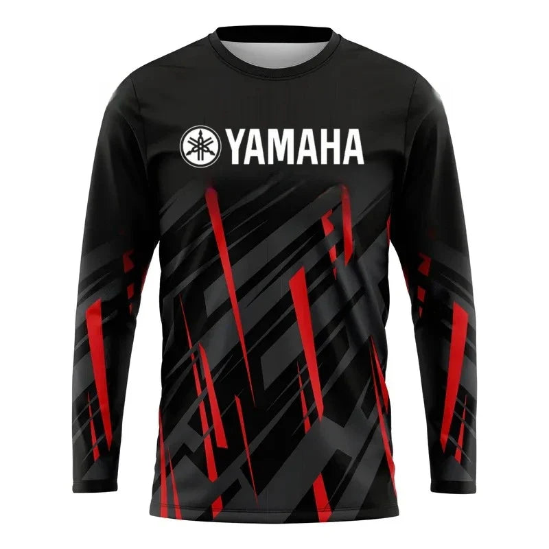 2026 Yamaha Design New Racing Cycling Suit | Men’s Off-Road Motorcycle Long Sleeved Loose Jersey