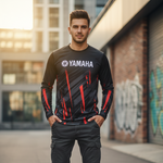 2026 Yamaha Design New Racing Cycling Suit | Men’s Off-Road Motorcycle Long Sleeved Loose Jersey