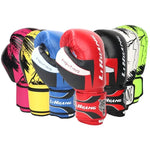 Professional Boxing Gloves PU Leather MMA Kickboxing
