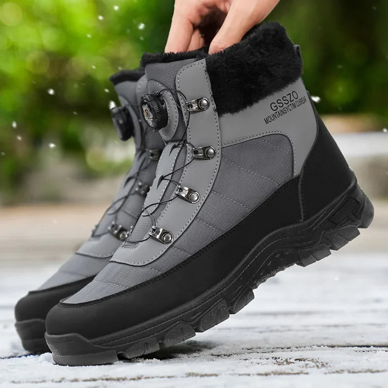 Mens Winter Snow Boots | Warm Durable Outdoor Shoes