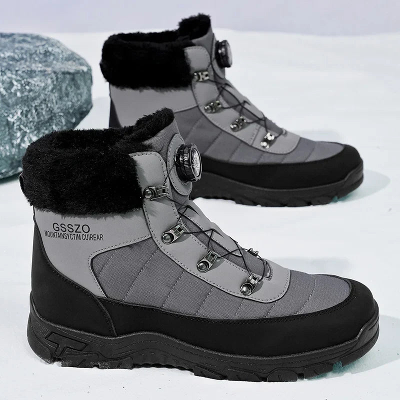 Mens Winter Snow Boots | Warm Durable Outdoor Shoes