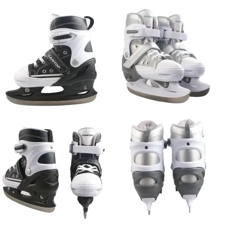 Comfortable & Adjustable Ice Skates for Kids Teens & Adults