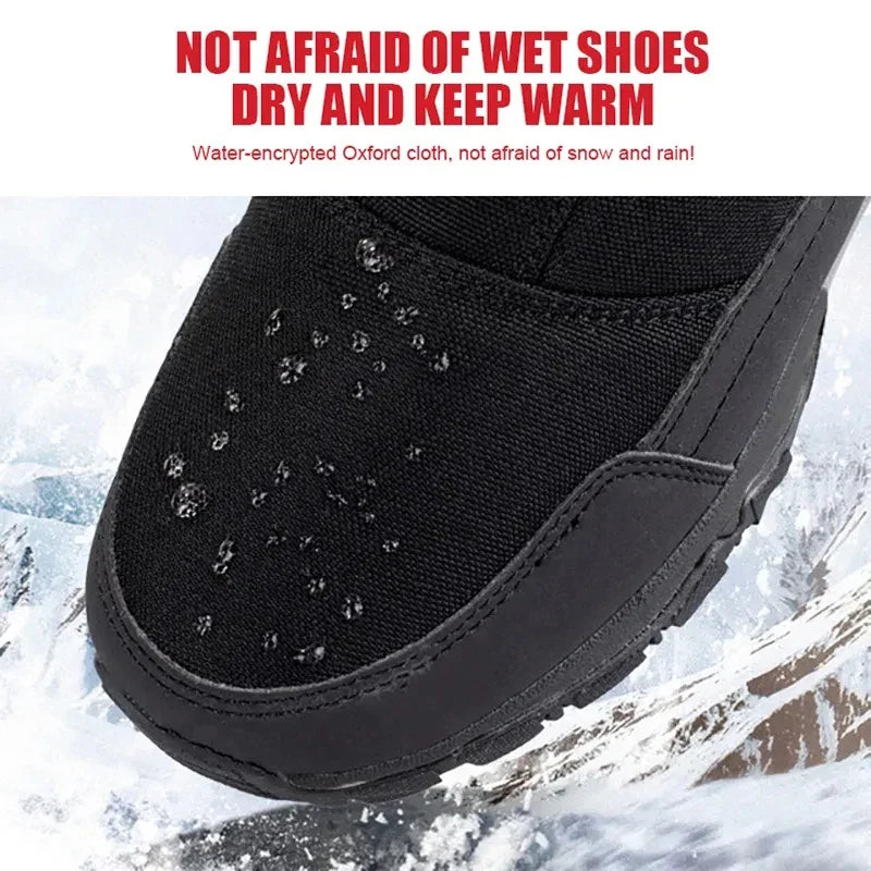 Men's Winter Waterproof Boots | Warm Insulated Snow Boots