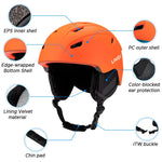 Lightweight Ski & Snowboard Helmet | Warm & Adjustable