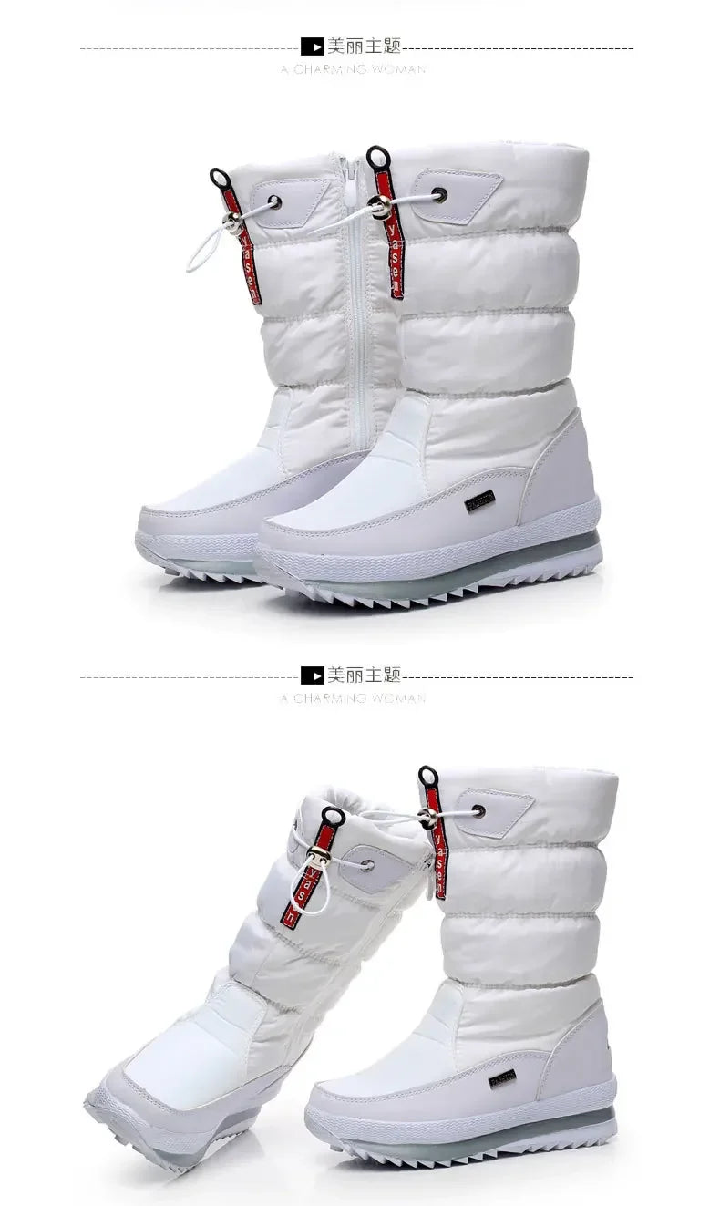 Women's Winter Boots | Waterproof Snow Boot with Thick Plush