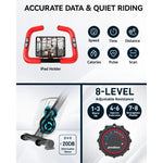 Pooboo Folding Exercise Bike | Magnetic X-Bike