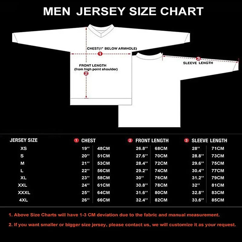 Men's MTB Cycling Jersey BMX DH T-Shirt