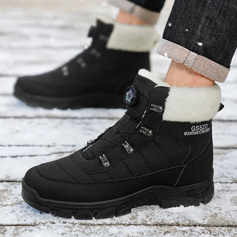 Mens Winter Snow Boots | Warm Durable Outdoor Shoes
