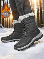 Men's Snow Boots | Waterproof Winter Boots with Warmers