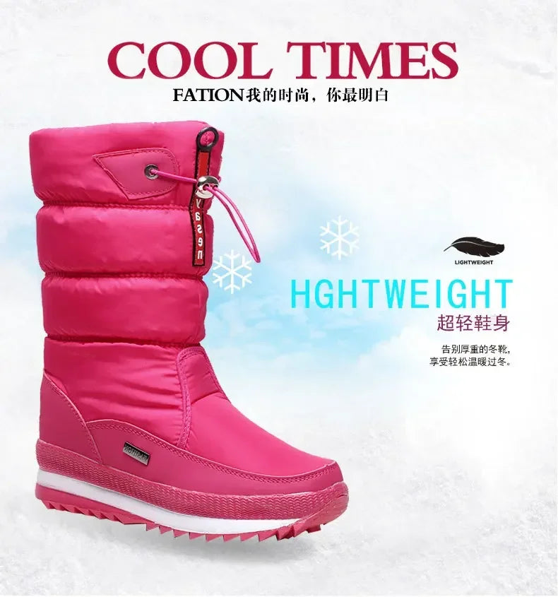 Women's Winter Boots | Waterproof Snow Boot with Thick Plush