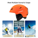 Lightweight Ski & Snowboard Helmet | Warm & Adjustable