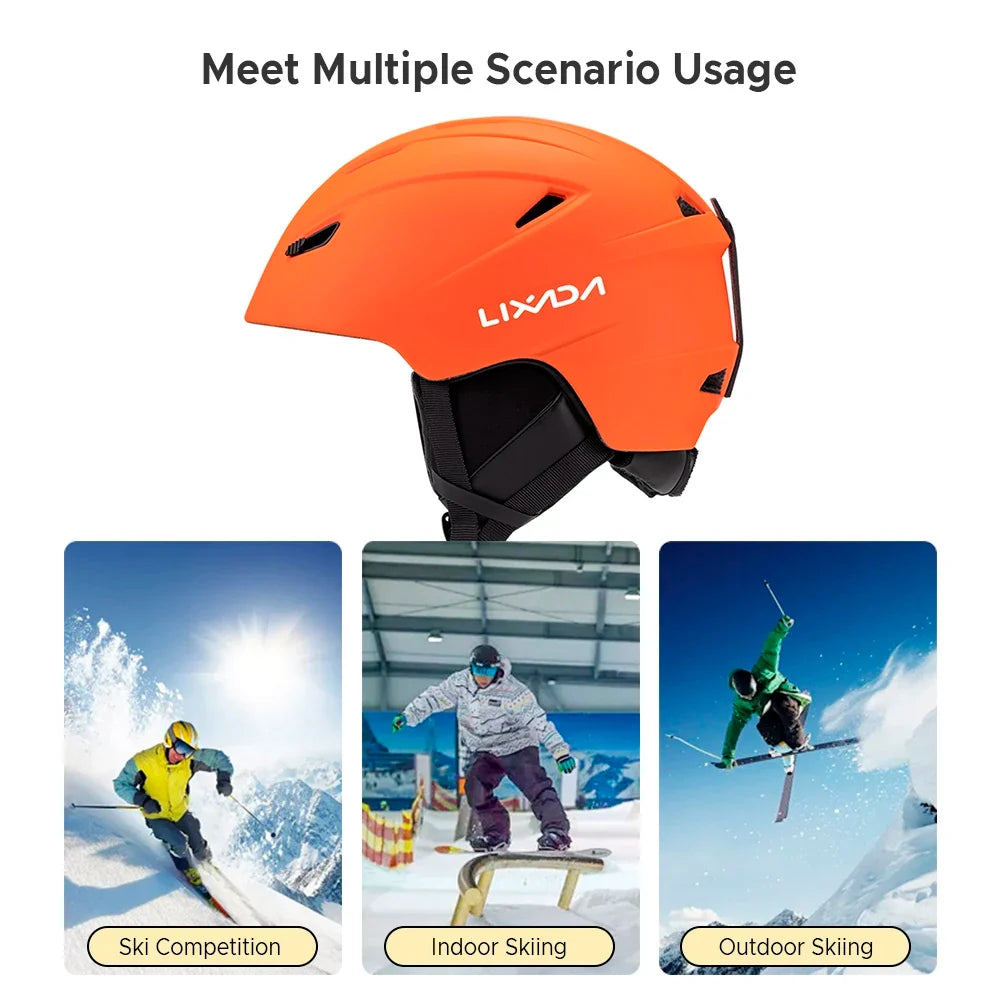 Lightweight Ski & Snowboard Helmet | Warm & Adjustable