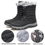 Men's Snow Boots | Waterproof Winter Boots with Warmers