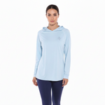 Seaside Performance Hoody | Aqua Blue