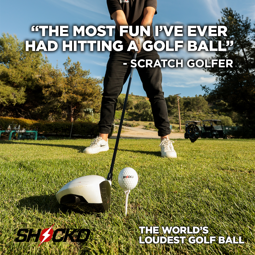 SHOCK'D Golf Balls Mega Pack | 4 Red + 4 White