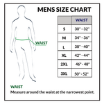 Mens Cotton Knit Shorts with Elastic Waistband and Inner Drawstrings