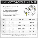 ILM Full Face Motorcycle Street Bike Helmet | Model JK313