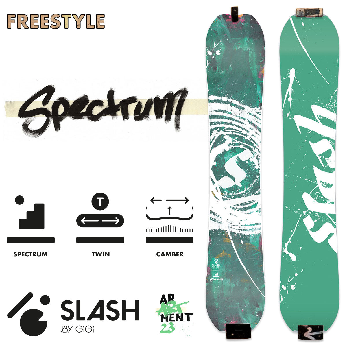 Slash by GiGi Spectrum Snowboard | ApARTment
