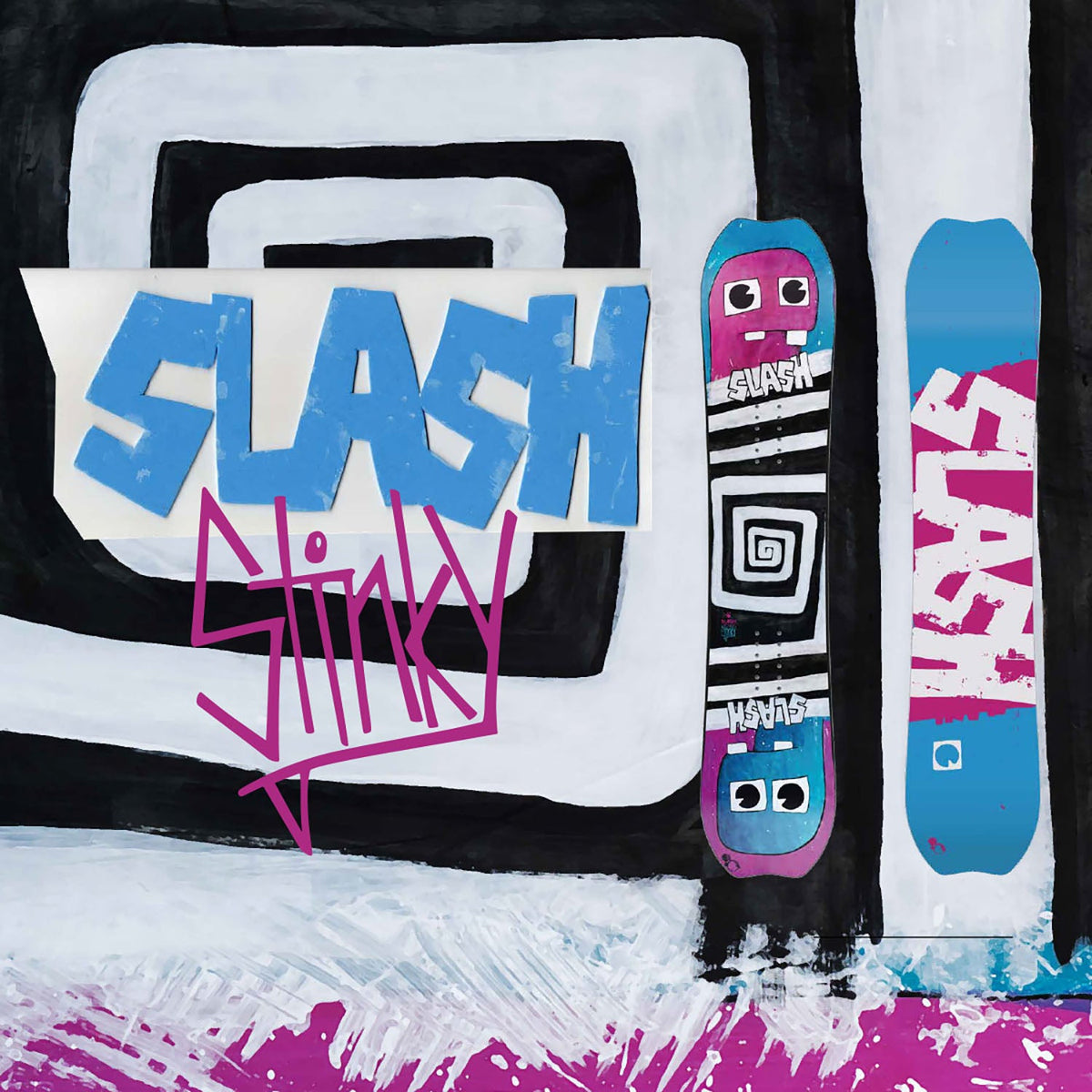 Slash by GiGi Splash Kids Snowboard (Stinky)