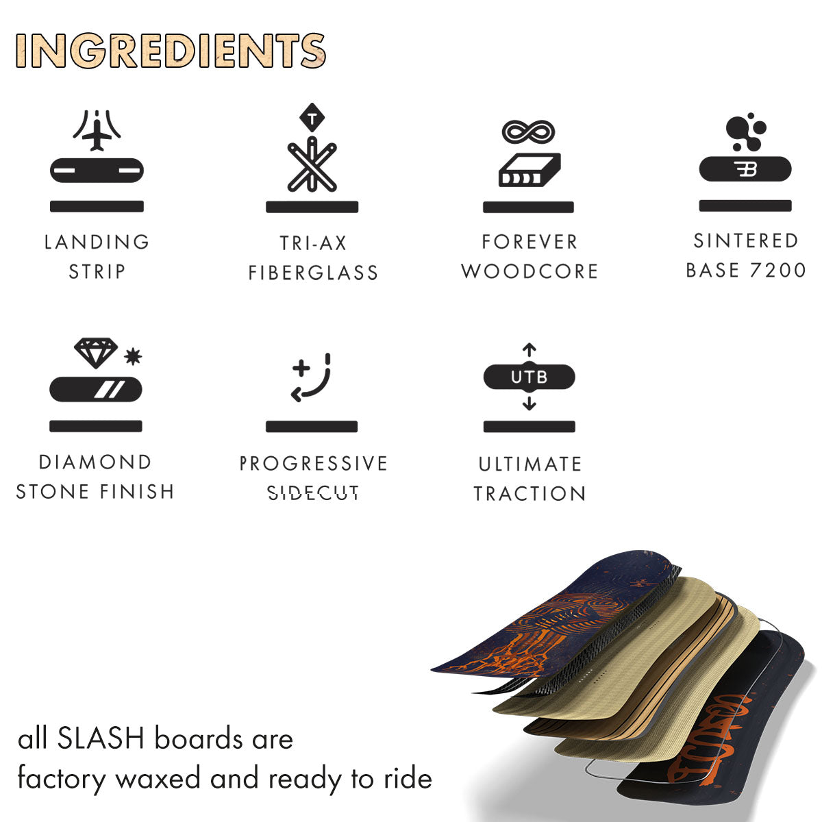 Slash by GiGi Straight Snowboard 159 | ApARTment