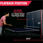 Blue Ping Pong Table Tennis Set with Net 2 Balls and 2 Paddles | Official Size