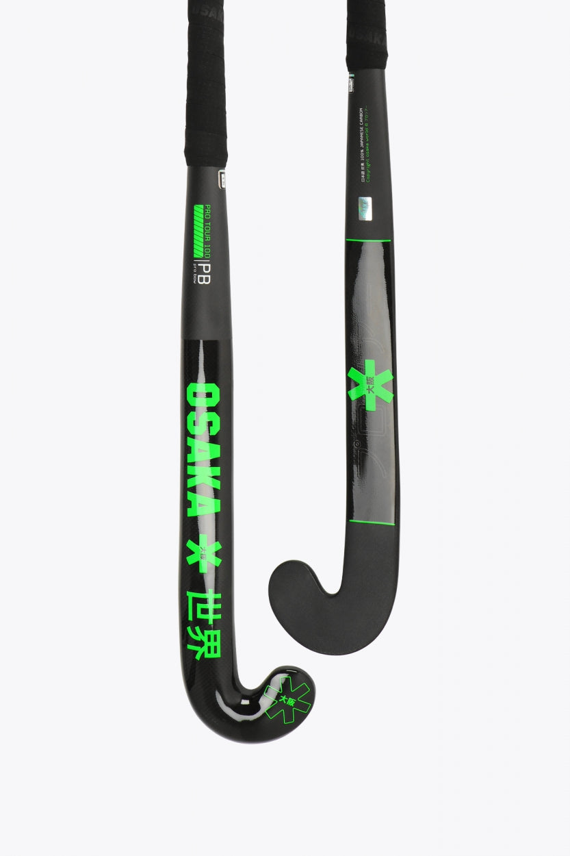 Osaka Field Hockey Stick Pro Tour 100 Pro Bow | Iconic Black