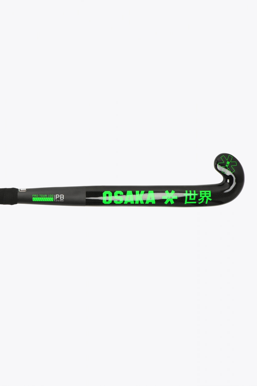 Osaka Field Hockey Stick Pro Tour 100 Pro Bow | Iconic Black