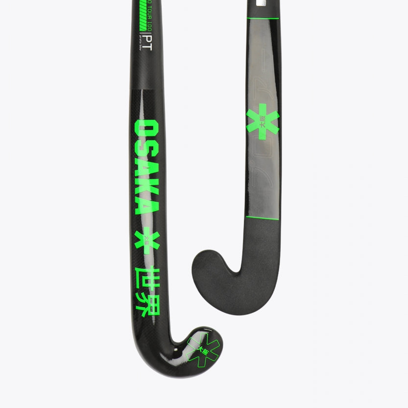 Osaka Field Hockey Stick Pro Tour 100 Proto Bow | Iconic Black