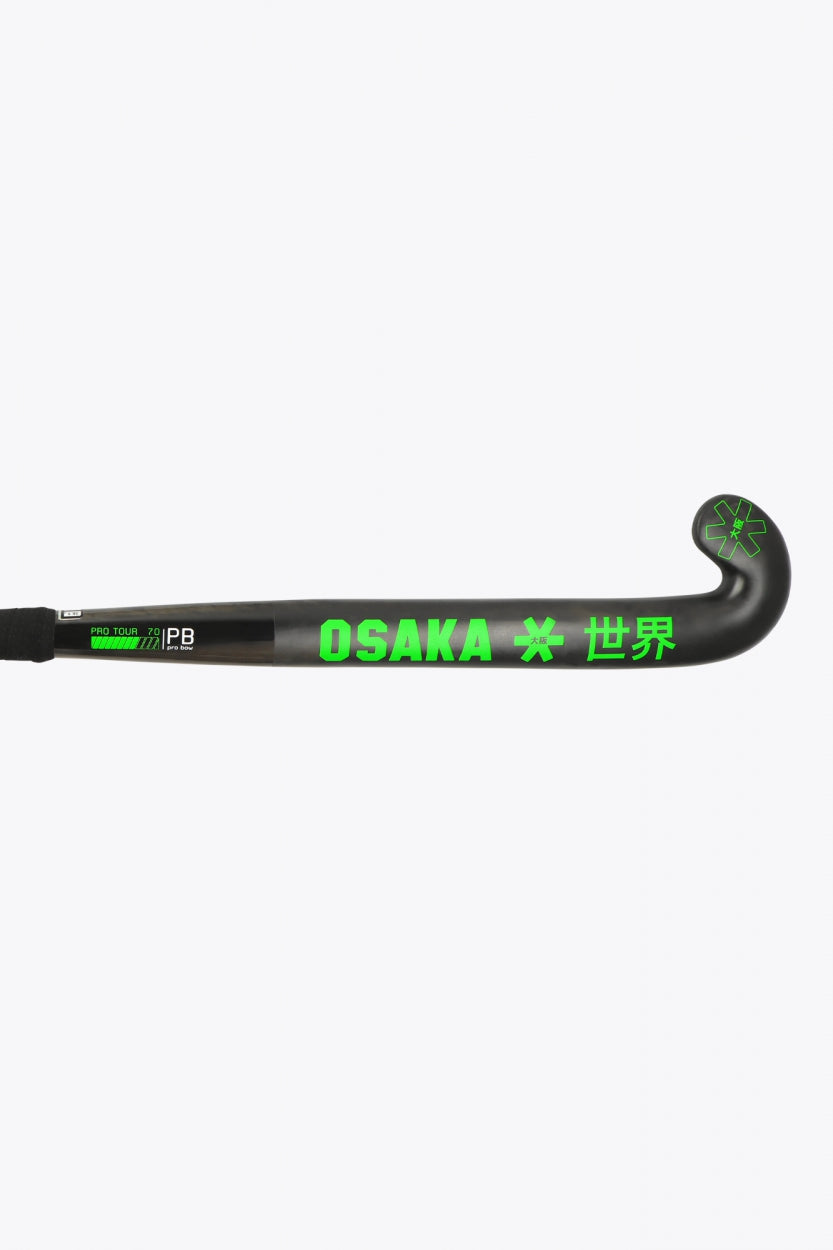 Osaka Field Hockey Stick Pro Tour 70 Pro Bow | Iconic Black
