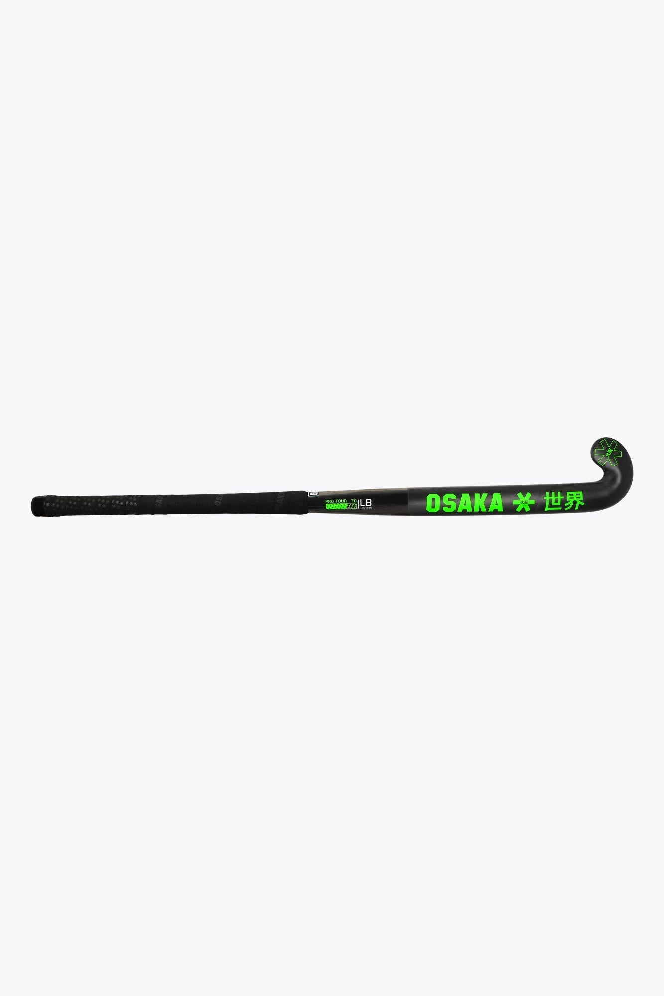 Osaka Field Hockey Stick Pro Tour 70 Low Bow LTD Edition White | Iconic Black