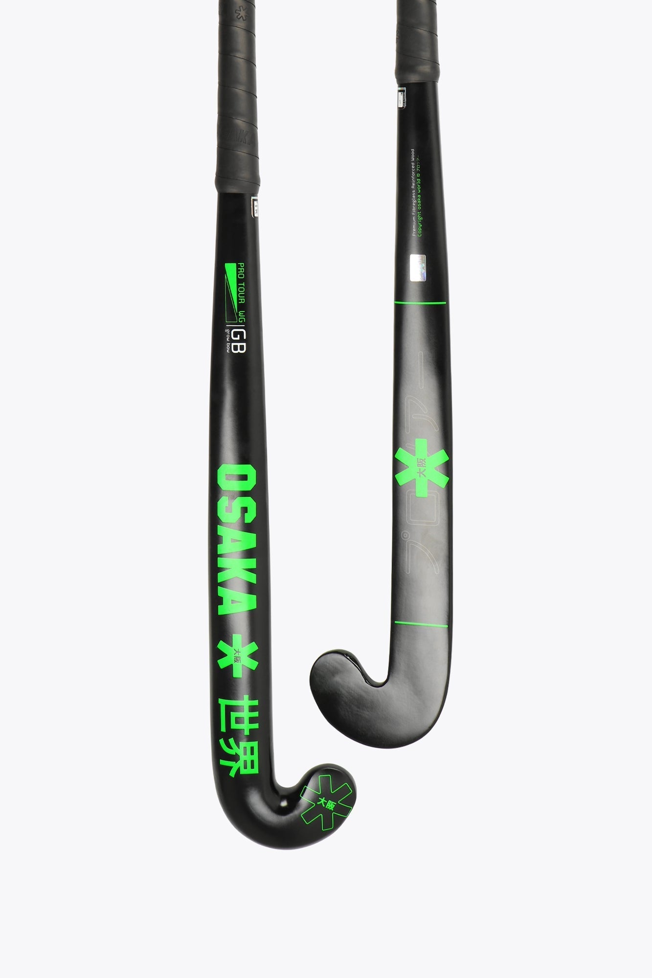 Osaka Field Hockey Stick Pro Tour WG Grow Bow | Iconic Black