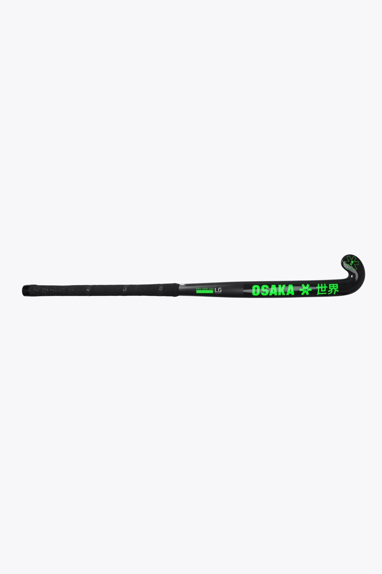 Osaka Field Hockey Stick Pro Tour 100 Low Groove LTD Edition White | Iconic Black