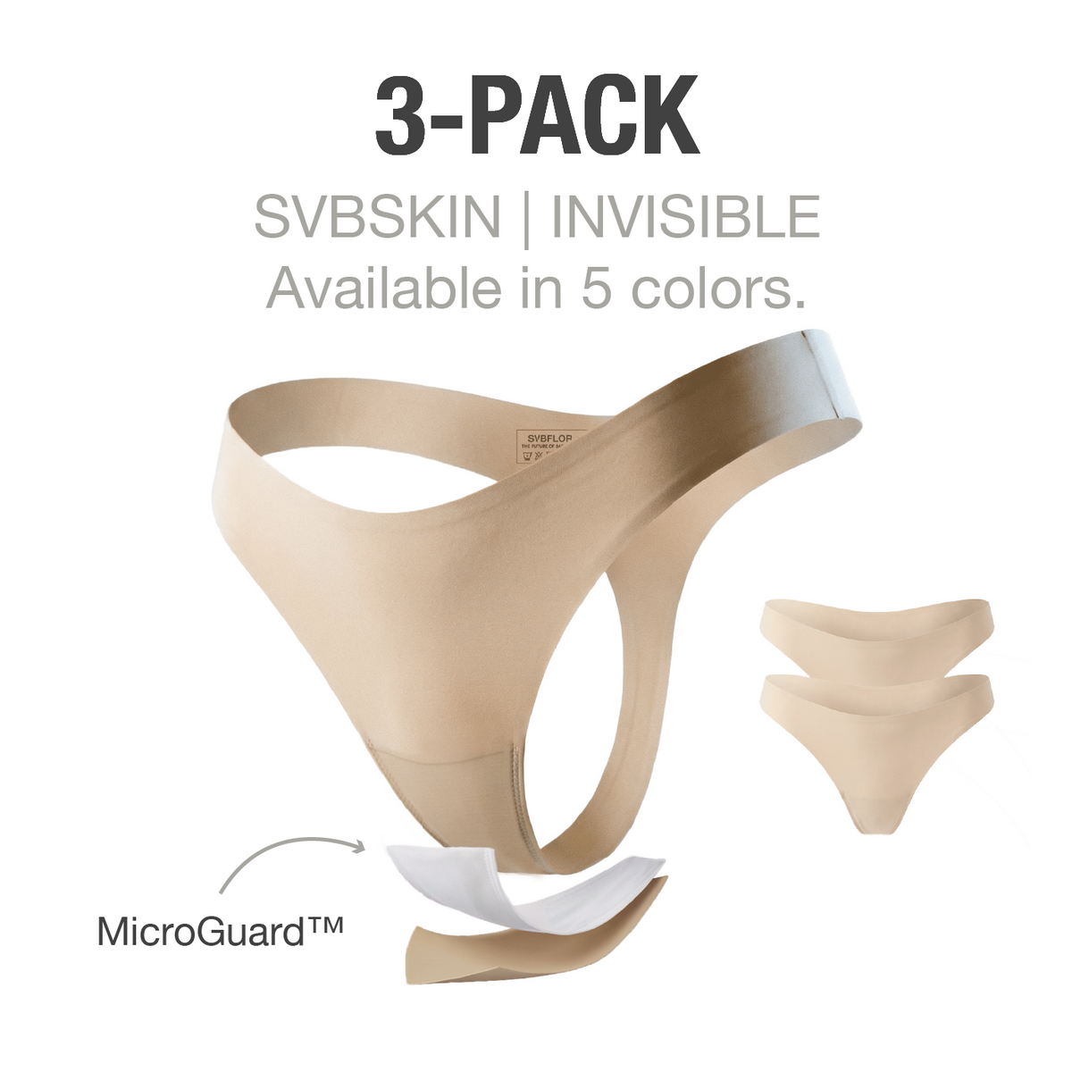 INVISIBLE Thong | Seamless Camel Toe-Proof