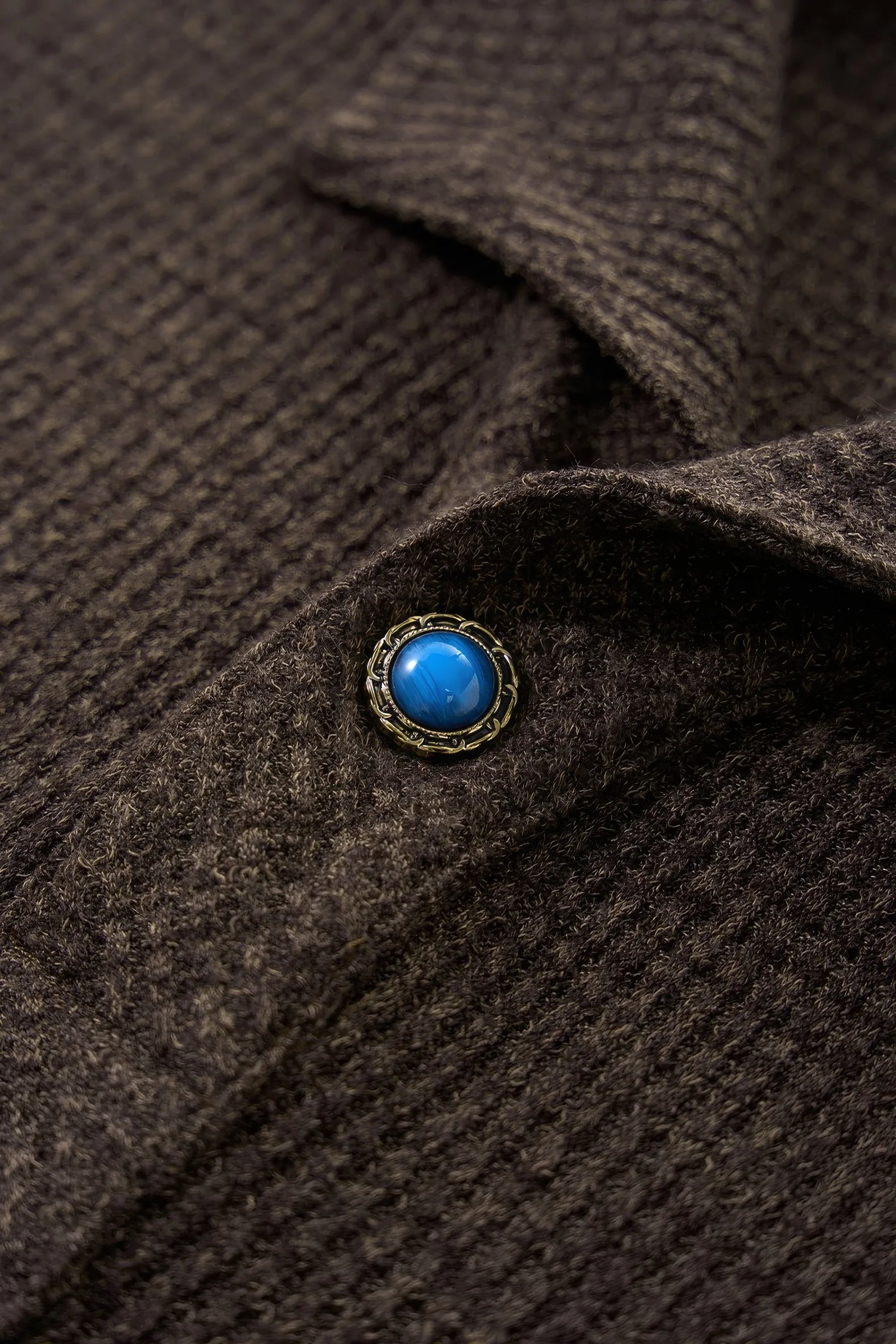 Vintage Italian Polo Shirt with Long Sleeve and Classic Collar | Loose Fit