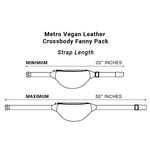 SYB Cross Body Fanny Pack | Metro Vegan Leather