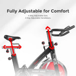 Health & Fitness Heavy-Duty Indoor Stationary Exercise Bike | Cycling Cardio