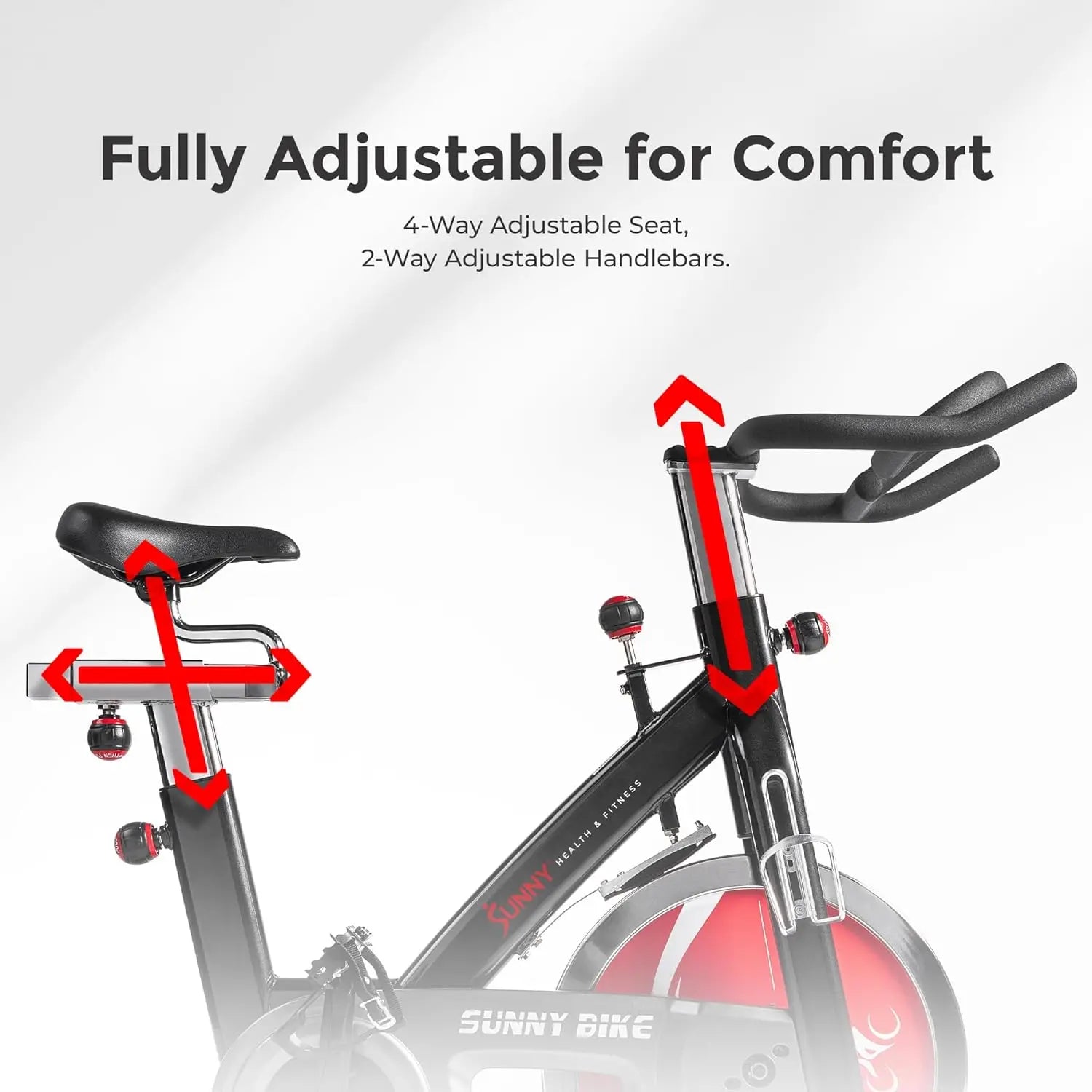 Health & Fitness Heavy-Duty Indoor Stationary Exercise Bike | Cycling Cardio
