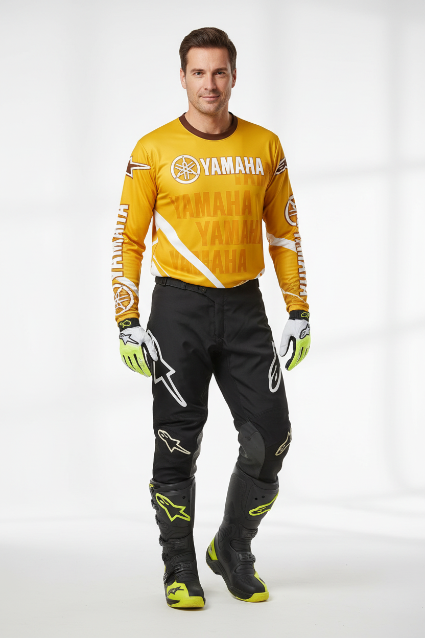 Yamaha Summer Breathable Quick-Dry Motorcycle Riding Suit