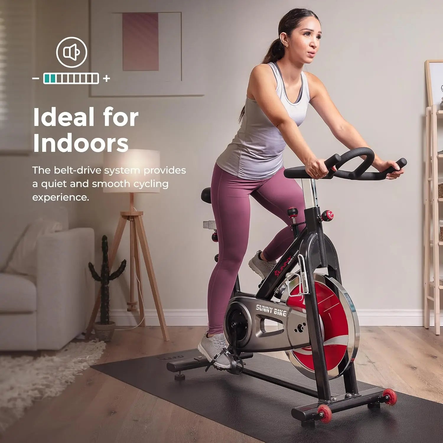 Health & Fitness Heavy-Duty Indoor Stationary Exercise Bike | Cycling Cardio